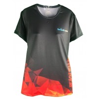 CAMISETA BEACH.ME FIRE W - PRETA E VERMELHA